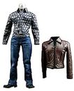 [Remanufactured Production] Pop-F14 Mail Outfit/Retro Leather Jacket, 1/6 Set