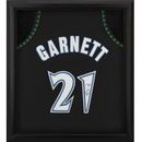 Kevin Garnett Black Minnesota Timberwolves Autographed Framed Mitchell & Ness 1997-98 Authentic Jersey Shadowbox
