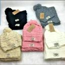 UGG Winter Beanie Hat & Scarf Set NWT *5 Colors Buyer's Choice*