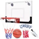Over-The-Door Mini Basketball Hoop Includes Basketball & Hand Pump Indoor Sports