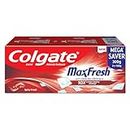 Colgate MaxFresh Toothpaste, Red Gel Paste with Menthol for Super Fresh Breath, 300g, 150g X 2 (Spicy Fresh) (Combo Pack)
