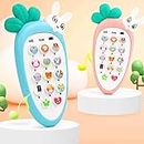 Globular Colorful Rabbit Phone Music Toy Baby Rattles Toddlers Non-Toxic - Babies Children Little New Born Baby Toy Kids Birthday Party Gift Pack of 1