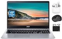 Acer Chromebook 2023 Flagship Laptop Computer Thin Light, 15.6” HD Display, Dual Core Intel Celeron N4020 (Upto 2.80 GHz), 4GB RAM, 64GB eMMC, Webcam, WiFi, Long Battery, Chrome OS+HubxcelAccessory