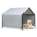 XIAPINMOON Dog Shade Shelter Pet Outdoor Tent Large Dog House Sun Rain Animal Shelter Livestock Shelter for Outside Dog Shade Canopy