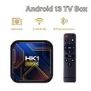 2024 Android 13 TV Box 2.4G& 5G Quad Core 8K HD Smart HK1 Bluetooth Media Player