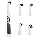 Electric Cleaning Brush for Tile And Tub, Electric Spin Scrubber Household Cleaning Brushes with 4 Heads, Kitchen Accessories Suitable for Home, Bathroom Floor, Tub, Shower, Tile