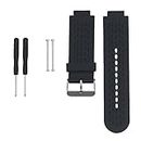 AUTRUN Band for Garmin Approach S2 /S4, Silicone Wristband Replacement Watch Band for Garmin Approach S2/S4 GPS Golf Watch (Black)