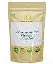 A D Food & Herbs Chamomile Flower Powder Aromatic Edible for Homemade Lattes, Tea Blends, Bath Salts, Gifts, Crafts (100 Gms x pack of 1)