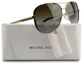 Michael Kors MK5004 Chelsea Aviator Polarized Sunglasses Gold w/Brown Gradient