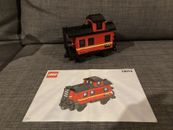+++ LEGO 10014 Trains Caboose vagón de freno vagón de mercancías tren ferrocarril 9V my own +++