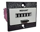 Nishant 230 V Plastic Electro Magnetic Impulse Counter