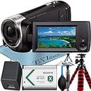 Sony Intl Sony HDR-CX405 HD Video Recording Handycam Camcorder with Tripod + Cleaning Pen + ZeeTech Accessory Bundle