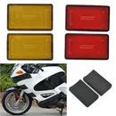 Motorcycle Accessory ABS Rear Fork Decal Sticker Safety Warning Rear Fork Reflector Cover For BMW