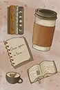 Coffee And Books | Journal | Diary | Logbook for meditation, yoga, growth, daily affirmations, or daily journaling | 100 pages college ruled lined paper: Coffee Table Book | Tea Book