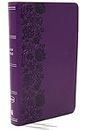 NKJV, End-of-Verse Reference Bible, Personal Size Large Print, Leathersoft, Purple, Red Letter, Comfort Print: Holy Bible, New King James Version