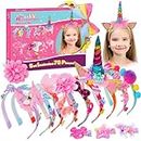 Headband Making Kit for Girls, DIY Crafts for Kids Age 3-12 Make Your Own Fashion Headbands for Kids Girls Gifts 6 7 8 9 10 11 12 Years Old Kids Art Kids Crafts for Kids 6-8 Kids Gifts