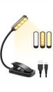TEAMPD Luce da Lettura, USB Ricaricabile Lampada da Lettura, 9 LEDs 3 Modalità