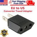 New EU Euro Europe to US USA Power Jack Wall Plug Converter Travel Adapter US