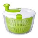 Zupiek Salad Spinner, 5L Fruits Vegetable Washer Dryer, Fruits And Vegetables Dryer, Lettuce Spinner & Fruit Veggie Wash.Small Salad Spinner Kitchen Appliances And Gadgets