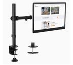 Single Monitor Desk Mount with Clamp Base | Full Motion Single Monitor Up To 32”