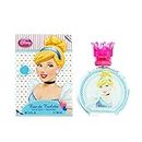 Disney Princess Perfume Eau de Toilette Made in Spain, Blue, Cinderella for Girls by Air Val International, 3.4 Fl Oz