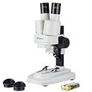AmScope - 20X Stereo Microscope, Binocular, LED, Cordless, Portable - SE100-LED
