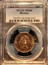 SPECIAL PRICED--1964-Mo PCGS MS66 MEXICO 50c COIN KM#451-by the CASE DISCOUNTS