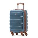 Flight Knight Lightweight 4 Wheel ABS Hard Case Suitcases Cabin Carry On Hand Luggage Approved for Over 100 Airlines Including easyJet, British Airways, RyanAir, Virgin Atlantic, Emirates & Many More