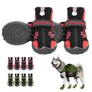 Pet Dog Shoes Rain Boots Booties Waterproof Reflective Anti-Slip Paw Protector