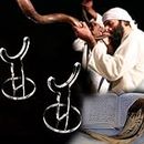 Espositore Shofar Shofar in acrilico per Oryx, Kudu, Shofar Ram Horn, Yemenite Shofar, Spade Ebraiche Shofar Stand (trasparente)