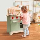 ROBOTIME Wooden Pretend Play Kitchen Set for Kids Toddlers with Realistic Sounds