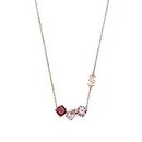 Michael Kors Women's Rose Gold Sterling Silver Necklace, MKC1543BH791