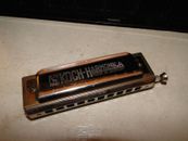 CHROMATIC KOCH-HARMONICA MADE IN GERMANY NOTE  "C" VERY GOOD SOUNDS AS PICTURED