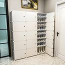 DIY Cube Shoe Cabinet Stackable Shelf Portable Rack Organiser Closet Storage NEW