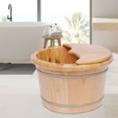 Wood Foot Bath Basin Feet Relax Massage Barrel Health & Beauty Spa Bucket Home