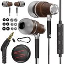 Symphonized Wired Earbuds with Microphone - 3.5mm Corded Ear Buds with Mic -