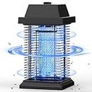 TMACTIME Bug Zapper 4000v 20w Uv High-Powered Mosquito Killer Lamp with Metal Housing, Waterproof Electronic Insect Killer for Indoor and Outdoor Use for Bedroom, Home, Garden Patio