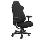 Tatuo Gaming Chair Covers with Armrest Cover, Seat Cover and Backrest Cover Computer Chair Slipcovers Stretchable Elastic Gamer Chair Cover of Computer Video Game Office Chair Cover (Black)