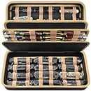 Knife Display Case for 66+ Pocket Knives, Butterfly Knife Storage Box, Folding Knives Organizer Holder, Knives Collection Protector for Survival, Tactical, Outdoor, EDC Mini Knife (Bag Only) - Brown