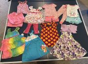 Girls Clothing Lot Of 14 Dresses Pajamas Outfits Spring Summer 2T And 3T