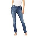 Signature By Levi Strauss & Co. Gold Label Womens Modern Straight (Available in Plus Size) Jeans, Cape Town, 8 Short US