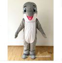 Professional Gray Dolphin Mascot Costume Party Outfit Game Fancy Dress Adult New