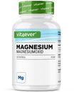 Magnesium 365 Kapseln - 400 mg elementar - Hochdosiert - Knochen - Zähne - Vegan
