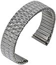20mm Women/Men's Stainless Steel Stretch Watch Band, Flex Radial Expansion Replacement Strap by TimeChant 1674