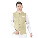 TAHVO Men's Nehru Jacket Traditional Cotton Waistcoat/Modi Jacket