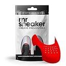 MrSneaker 2 Pairs Shoe Crease Protectors, Anti Wrinkle Toe Box Crease Guards, for Air Force 1, Air Jordan. (7-12, Red)