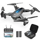 DEERC D10 Drone with Camera for Adults and Kids 2K HD FPV Live Video, RC Quadcopter Helicopter, Gravity Control, Altitude Hold, One Key Start, Headless Mode and 3 Speeds, Waypoints Functions, Carrying Case Included