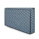 The Furnishing Tree Waterproof LED/LCD/Monitor TV Cover for All 40 Inch Models Checkered Pattern Blue