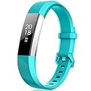 TreasureMax for Fitbit Alta Bands and Fitbit Alta HR Bands, Adjustable Soft Silicone Sports Accessories Bands for Fitbit Alta HR/Fitbit Alta/Fitbit Ace,Women/Men,Large/Small