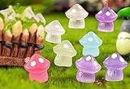 Chocozone Pack of 30 Mushroom Miniatures Garden Decoration Items Landscape Fairy Garden Décor Home Decorations